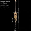Ljojo Luxury Crystal LED Chandelier - Modern Silvery Tree Branch Bedroom Light