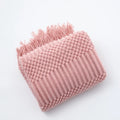Ljojo Lightweight Knitted Throw Blanket with Tassels
