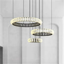 Nordic Minimalist Black White LED Pendant Lights for Home Decor by Ljojo