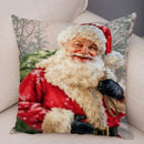 Christmas Santa Claus Pillowcase - Ljojo Christmas Day Party Sofa Decoration Gift