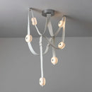 Italy Designer Belt Led Pendant Lights Dimmable Marble Luxury Chandelier by Ljojo for Home Decor Lighting
