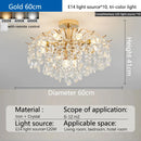 Modern Crystal Luxury E14 LED Lights Chandelier For Living Room Bedroom Pendant Lamp by Ljojo