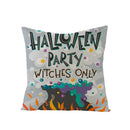 Halloween Anime Linen Cushion Cover for Home Decor by Ljojo