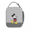 Ljojo Mickey Mouse Lunch Bag: Insulated, Portable, Ideal for Boys, Kids, School, Picnic