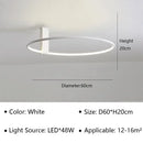 Modern Round LED Ceiling Light for Bedroom Living Room Dining Room by Ljojo
