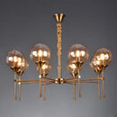 Nordic Glass Ball LED Pendant Light Chandelier - Ljojo Luminaires for Home Decor