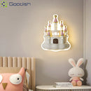 Modern Fairy Tale Castle LED Wall Lamp Creative Light for Bedroom - Ljojo