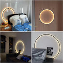 LED Wall Lamps for Modern Spaces by Ljojo: Circle Background USB Wall Lights