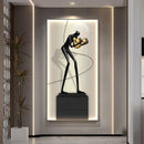 Ljojo Modern Abstract Figure Decorative LED Mural Lights for Corridor and Living Room