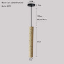 Cement Stone LED Pendant Lamp Industrial Style Bar Dining Room Bedside Hang Lighting Fixtures Wire Adjustabl