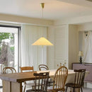 Ljojo Wabi-sabi Umbrella Fabric LED Pendant Lights Modern Chandeliers Fixtures