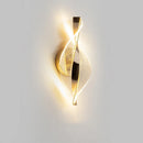 Ljojo Luxury Gold Iron Wall Lamp with Acrylic Shade, Small LED Light for Living Room