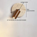 Ljojo LED Wall Lamp Bedroom Bedside Up Down Rotate Stair Light
