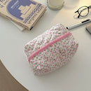 Korean Flower Makeup Bag Travel Pouch | Ljojo Portable Cosmetic Organizer