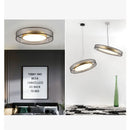 Ljojo Luxury LED Dual Purpose Chandelier for Dining Room, Bedroom, and Living Room