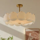 Ljojo Minimalist Glass Ceiling Light Modern Indoor Lamp for Home Decor Bedroom Living Room