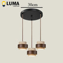 Ljojo Yellow Travertine Pendant Lamp for Kitchen & Dining, 3-Head Chandelier E27 Bulb
