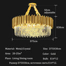 Modern Luxury Crystal Ceiling Chandelier Pendant Lamp Home Decor Hanging Light Fixture by Ljojo