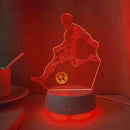 Football Fan's Dream 3D Illusion Night Light - USB Powered, Touch Control