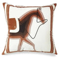 Geometric & Horse Patterned Throw Pillow Covers by Ljojo - Sofa Bedroom Car Pillow Cover