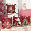 Christmas Pillowcase Set by Ljojo - Festive Sofa Cushion Covers for Home Decor
