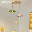 Nordic Glass Chandelier Stylish LED Pendant Light for Home Decor by Ljojo