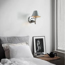 LED Wall Lamp Silver Black Metal Bedroom Study Reading Lights E27 Rotatable Adjustable Lighting Decor by Ljojo