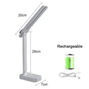 LED Desk Lamp Ljojo USB Rechargeable Foldable Touch Desk Light 3 Levels Dimmable Eye Protection