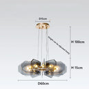 Nordic Designer Black Hall Pendant Light for Bedroom Living Room by Ljojo
