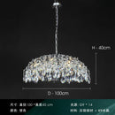 Ljojo Luxury Crystal Chandelier: Modern, Retro Style Lighting Fixture for Living, Dining & Bedroom