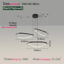 Ljojo Minimalist Aluminum Pendant Light Chandelier for Home Room Decoration