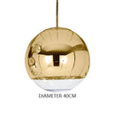 Nordic Glass Ball Pendant Light for Dining Room - Modern Hanging Lamp by Ljojo