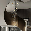 Modern Lustre Bubble Crystal Pendant Light for Living Dining Room Decor by Ljojo