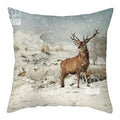 Christmas Deer & Rabbit Winter Pillow Case - Ljojo Home Decor Collection