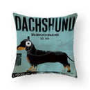Funny Cartoon Cat & Dog Pillow Covers by Ljojo: Luxury Sofa Bed Decor Pillowcase