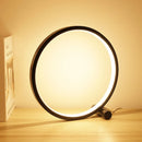 Ljojo 25CM LED Table Lamp Black/White Dimmable Desk Lamp For Bedroom Living Room