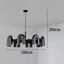 Ljojo LED Pendant Chandeliers for Modern Home Decor Staircase Lighting