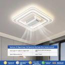 European Round Square Invisible Bladeless Ceiling Fan with LED for Living Room by Ljojo