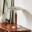 Ljojo Medieval Desk Lamp Wood/Iron Nostalgic High-end E14 Bulb Lamps