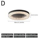 LED Modern Crystal Chandelier | Italian Luxury Bedroom Ceiling Light by Ljojo