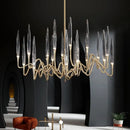 Crystal Candlestick Pendant Lamp Bubble Design for Home Decoration - Ljojo