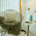 Beige Plush Pillow Cover 45*45cm - Ljojo Home Decor Essential