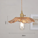 Nordic Purple Glass LED Pendant Lights - Elegant Chandelier for Kitchen & Dining Room by Ljojo