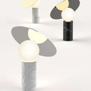 Ljojo Marble Living Room Lamp: Nordic Designer Bedside Art Ball Learning Light