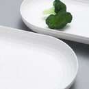 Ljojo 4/6 PP Oval Plates: Reusable for Family Kitchen, Picnics & Restaurants