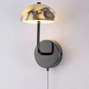 LED Mushroom Wall Light Marble Sconce Ljojo Bedroom Foyer Decor Dining Room Accent