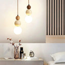 European Travertine LED Pendant Lamp for Bedroom - Ljojo