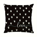 Ljojo Little Angel Love Arrow Pillowcase: Home Room Sofa Cushion Cover Gift