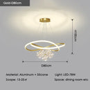 Ljojo Modern Glass Ball Chandelier for Dining Living Room Pendant Lamp Fixtures