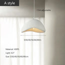 Nordic Minimalist Wabi-Sabi E27 LED Pendant Light Chandelier for Dining Room by Ljojo